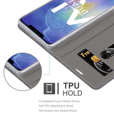 Huawei MATE 20 PRO lommebokdeksel etui (grå)