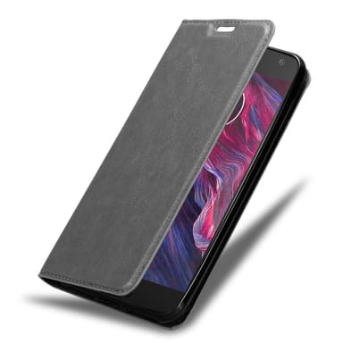 Motorola MOTO X4 lommebokdeksel case (grå)
