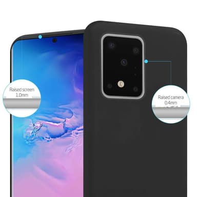 Deksel Samsung Galaxy S20 ULTRA Silikon cover (svart)