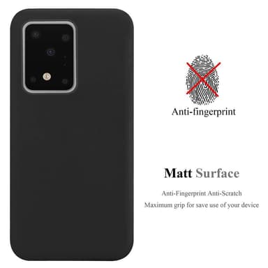 Deksel Samsung Galaxy S20 ULTRA Silikon cover (svart)