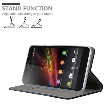 Sony Xperia Z lommebokdeksel etui (blå)
