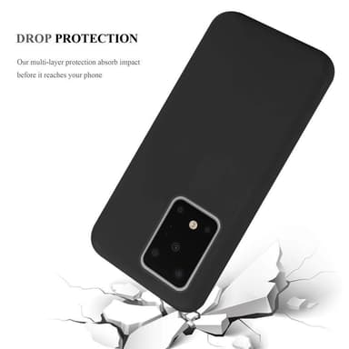 Deksel Samsung Galaxy S20 ULTRA Silikon cover (svart)