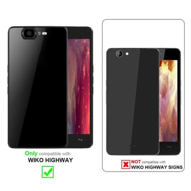 WIKO HIGHWAY Deksel Flip Case (svart)