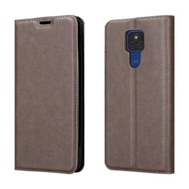 Motorola MOTO E7 PLUS lommebokdeksel case (brun)