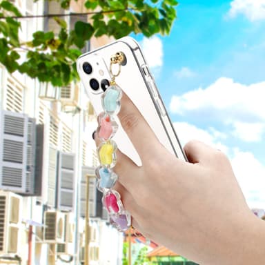 iPhone 12 MINI Deksel med kjede (gjennomsiktig)