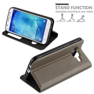 Samsung Galaxy J5 2015 lommebokdeksel cover (brun)