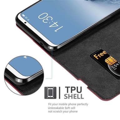 MEIZU 16 lommebokdeksel case (rød)