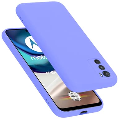 Motorola MOTO G42 silikondeksel case (lilla)