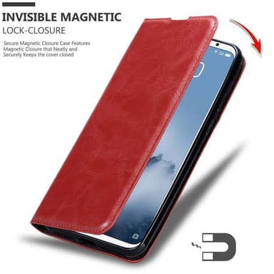 MEIZU 16 lommebokdeksel case (rød)