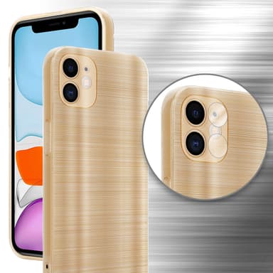 iPhone 11 Silikondeksel Beskyttelse (gold)