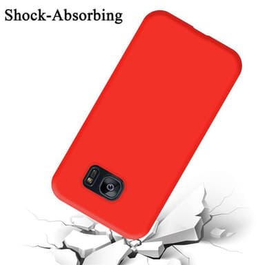 Samsung Galaxy S7 EDGE silikondeksel case (rød)