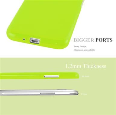 Samsung Galaxy J1 2015 Deksel Case Cover (grønn)