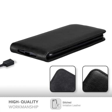 OnePlus 2 deksel flip cover (svart)