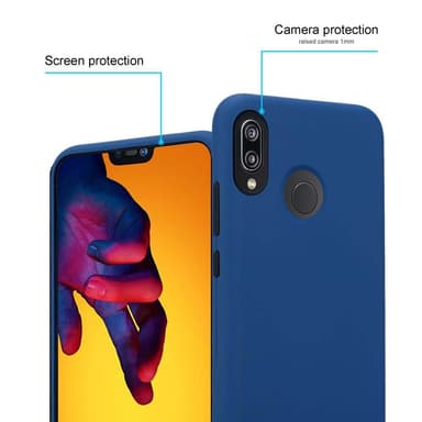 Huawei P20 LITE 2018 / NOVA 3E Deksel Case Cover (blå)