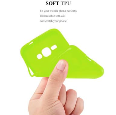Samsung Galaxy J1 2015 Deksel Case Cover (grønn)