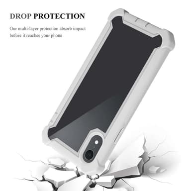 iPhone XR Deksel Case Cover (grå)