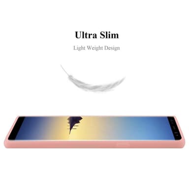 Deksel Samsung Galaxy NOTE 8 Silikon cover (rosa)