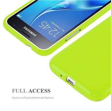 Samsung Galaxy J1 2015 Deksel Case Cover (grønn)