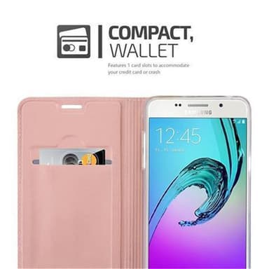 Samsung Galaxy A3 2016 lommebokdeksel etui (rosa)