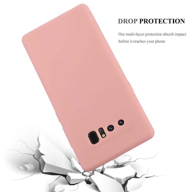 Deksel Samsung Galaxy NOTE 8 Silikon cover (rosa)