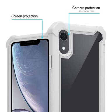 iPhone XR Deksel Case Cover (grå)