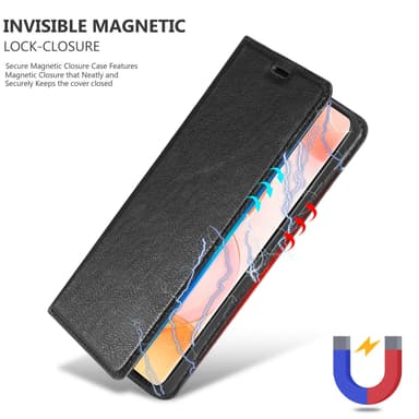Honor 50 / Huawei NOVA 9 lommebokdeksel case (svart)