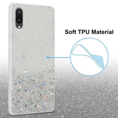 Samsung Galaxy A02 / M02 Silikondeksel Glitter