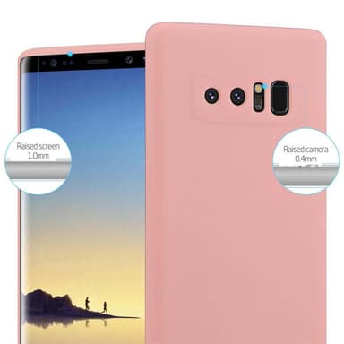 Deksel Samsung Galaxy NOTE 8 Silikon cover (rosa)