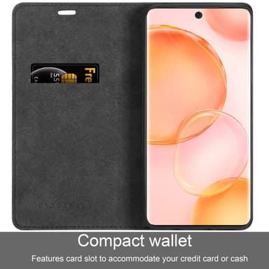 Honor 50 / Huawei NOVA 9 lommebokdeksel case (svart)