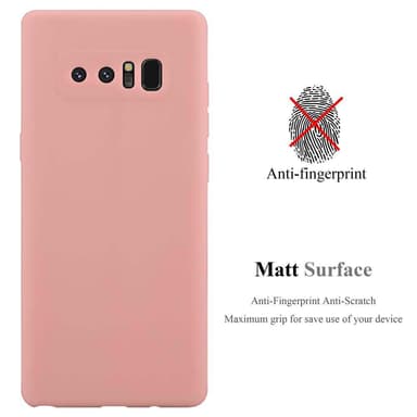 Deksel Samsung Galaxy NOTE 8 Silikon cover (rosa)