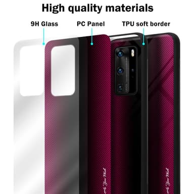Huawei P40 PRO / P40 PRO+ Deksel Case Cover (rosa)