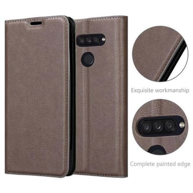 LG K50S lommebokdeksel case (brun)