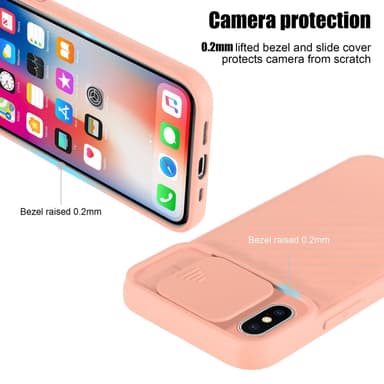 iPhone XS MAX silikondeksel case (rød)