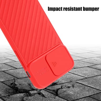 iPhone XS MAX silikondeksel case (rød)