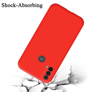 Motorola MOTO E20 / E30 / E40 silikondeksel case (rød)