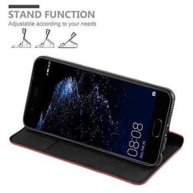 Huawei P10 lommebokdeksel case (rød)