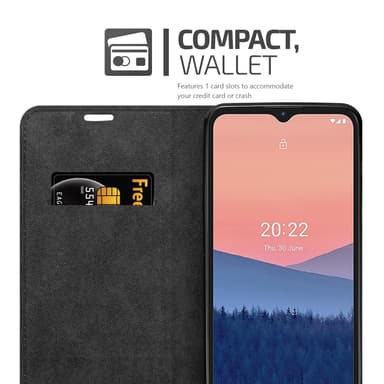 Nokia C21 lommebokdeksel case (brun)