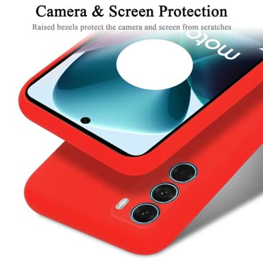 Motorola MOTO G200 5G silikondeksel case (rød)