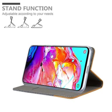Samsung Galaxy A70 / A70s lommebokdeksel etui (grå)
