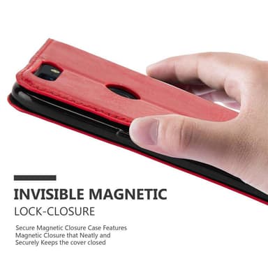 OnePlus 5T lommebokdeksel case (rød)