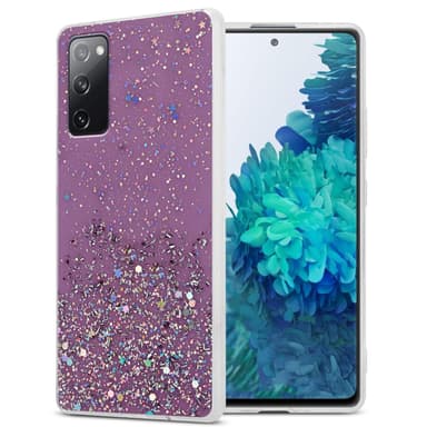 Samsung Galaxy S20 FE Silikondeksel Glitter (lilla)