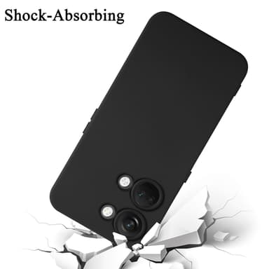 OnePlus Nord 3 5G silikondeksel case (Svart)
