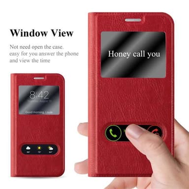 Samsung Galaxy NOTE 5 lommebokdeksel cover (rød)