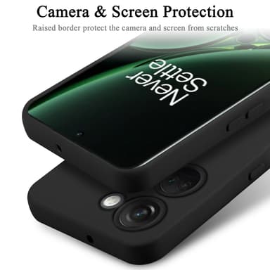 OnePlus Nord 3 5G silikondeksel case (Svart)