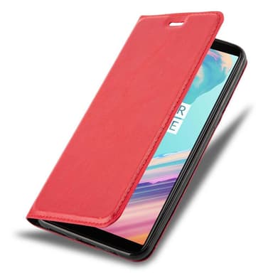 OnePlus 5T lommebokdeksel case (rød)