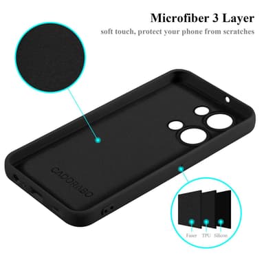 OnePlus Nord 3 5G silikondeksel case (Svart)