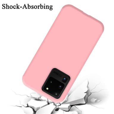 Samsung Galaxy S20 ULTRA silikondeksel case (rosa)