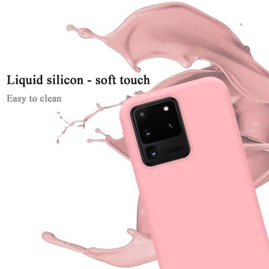 Samsung Galaxy S20 ULTRA silikondeksel case (rosa)
