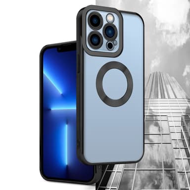iPhone 13 PRO silikondeksel Krom case (gjennomsiktig)