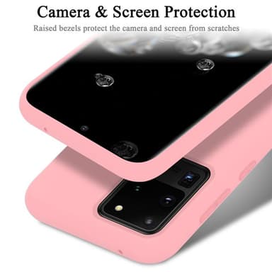 Samsung Galaxy S20 ULTRA silikondeksel case (rosa)